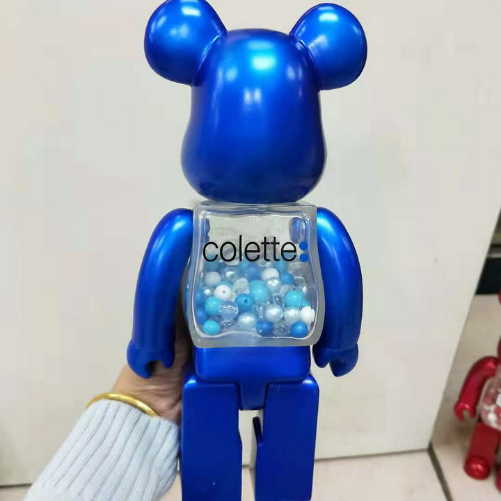 Игрушка BEARBRICK 400% My First Colette "Blue" фото № 3