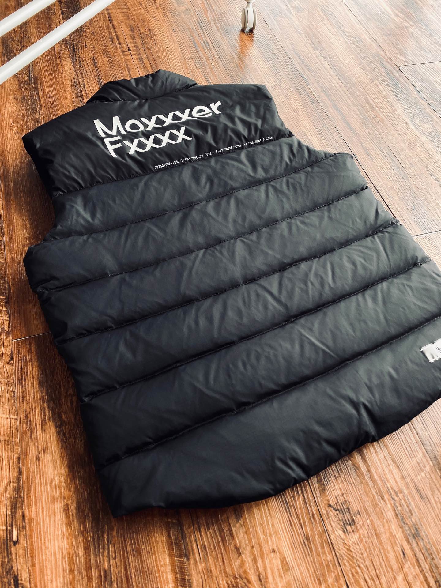 Жилетка Moncler Moxxxer Fxxxx "Black" фото № 3