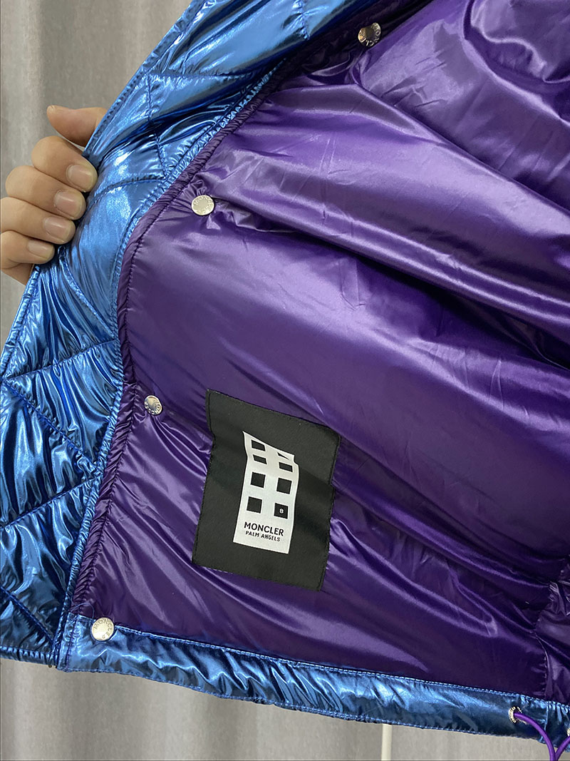 Жилетка Moncler x Palm Angles Big Label "Black/Blue" фото № 8