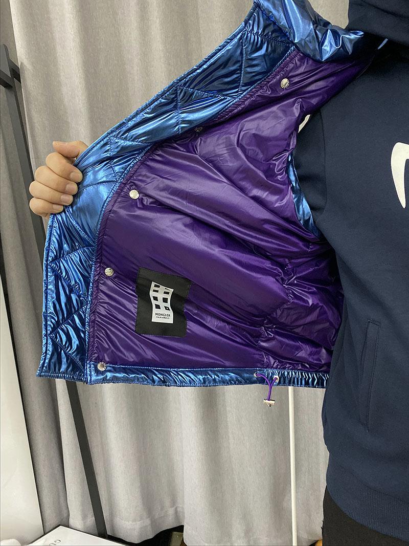 Жилетка Moncler x Palm Angles Big Label "Black/Blue" фото № 9