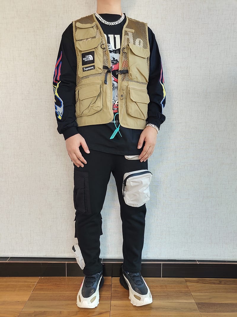 Жилетка Supreme x The North Face Cargo Vest "Gray" фото № 2