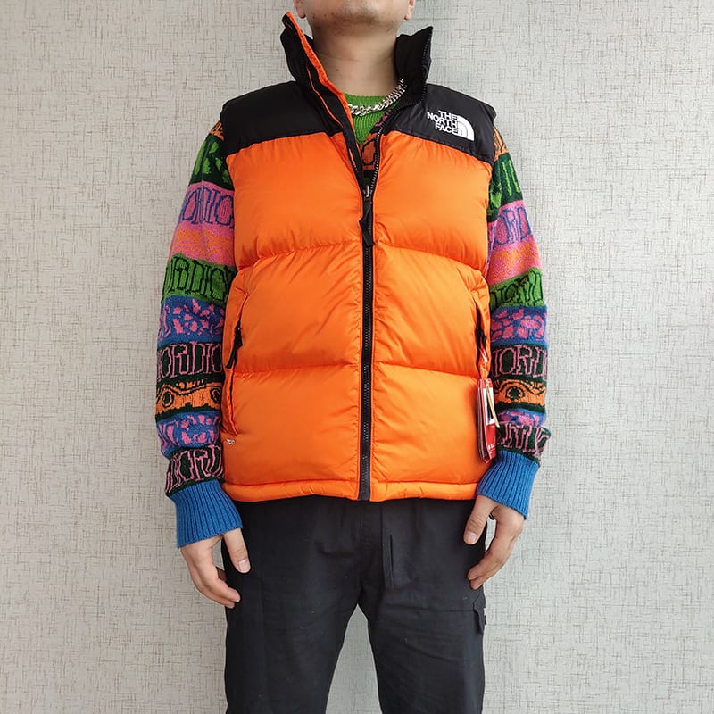 Жилетка The North Face Embroidery Logo "Orange/Black" фото № 3