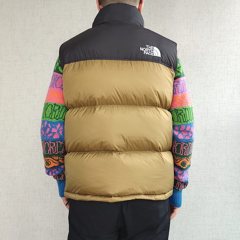 Жилетка The North Face Embroidery Logo "Brown/Black" фото № 2