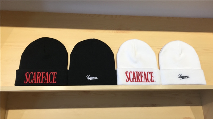 Зимняя шапка Supreme Scarface "Black" фото № 3