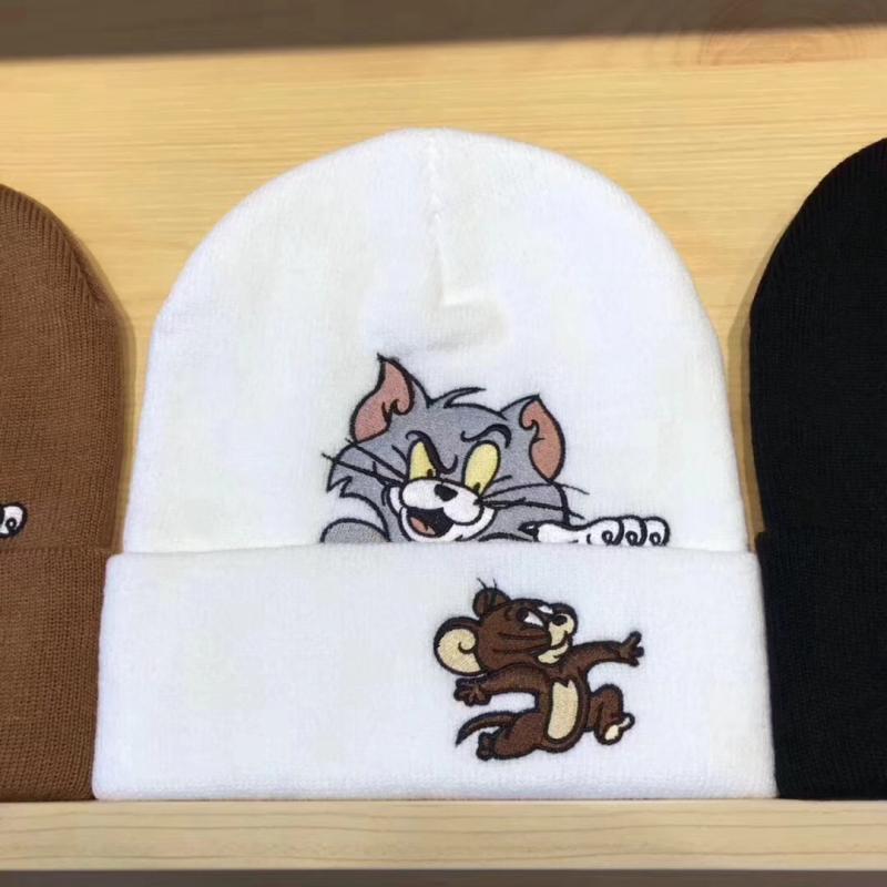 Зимняя шапка Supreme Tom and Jerry "White" фото № 2