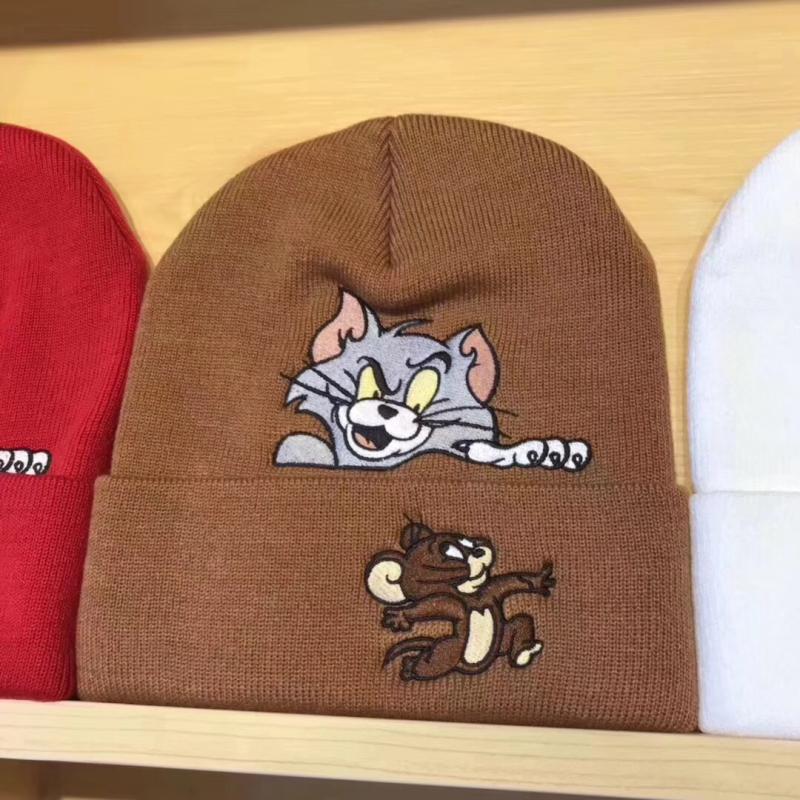 Зимняя шапка Supreme Tom and Jerry "Brown" фото № 2