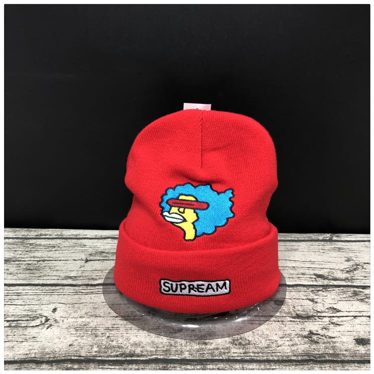 Зимняя шапка Supreme Gonz Ramm "Red" фото № 2