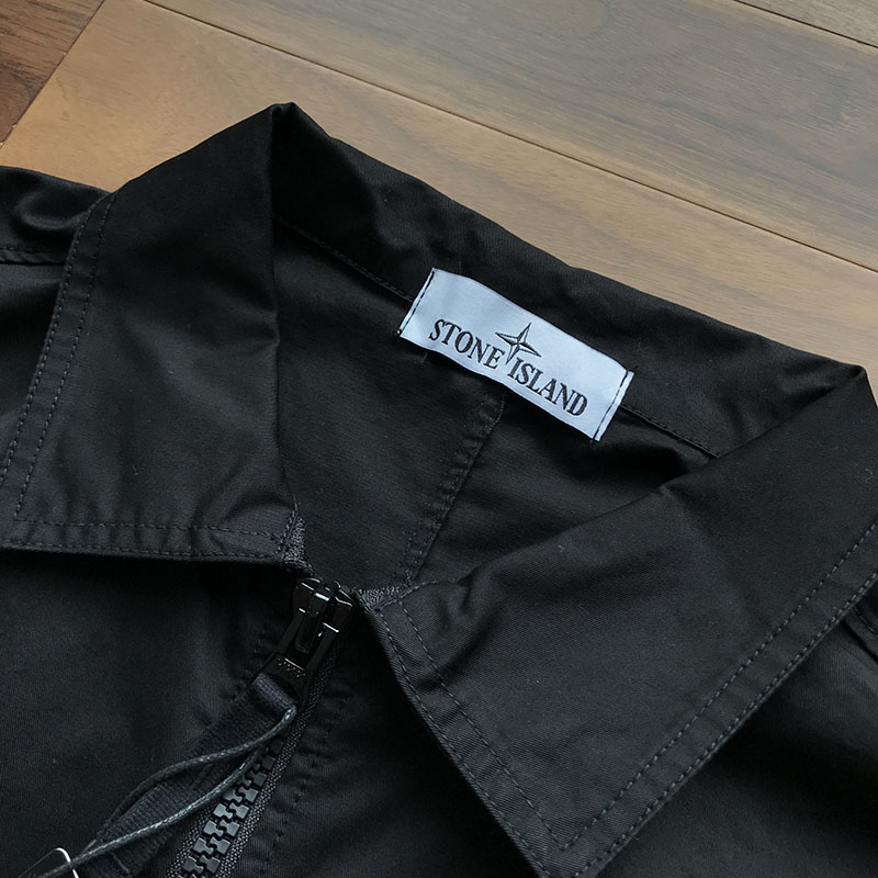 Куртка Stone Island Garment Dyed Overshirt "Black" фото № 4
