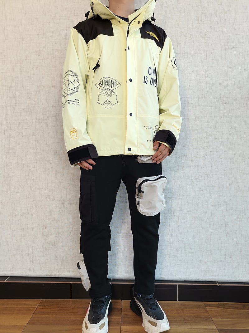 Демисезонная Куртка Supreme x The North Face Work And Art "White" фото № 2