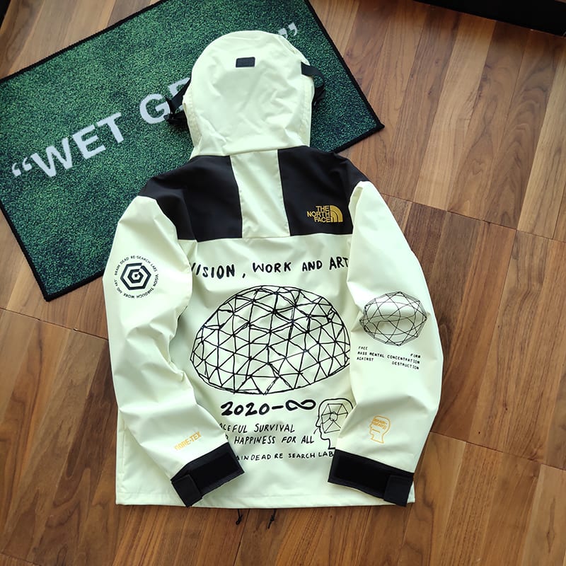 Демисезонная Куртка Supreme x The North Face Work And Art "White" фото № 3