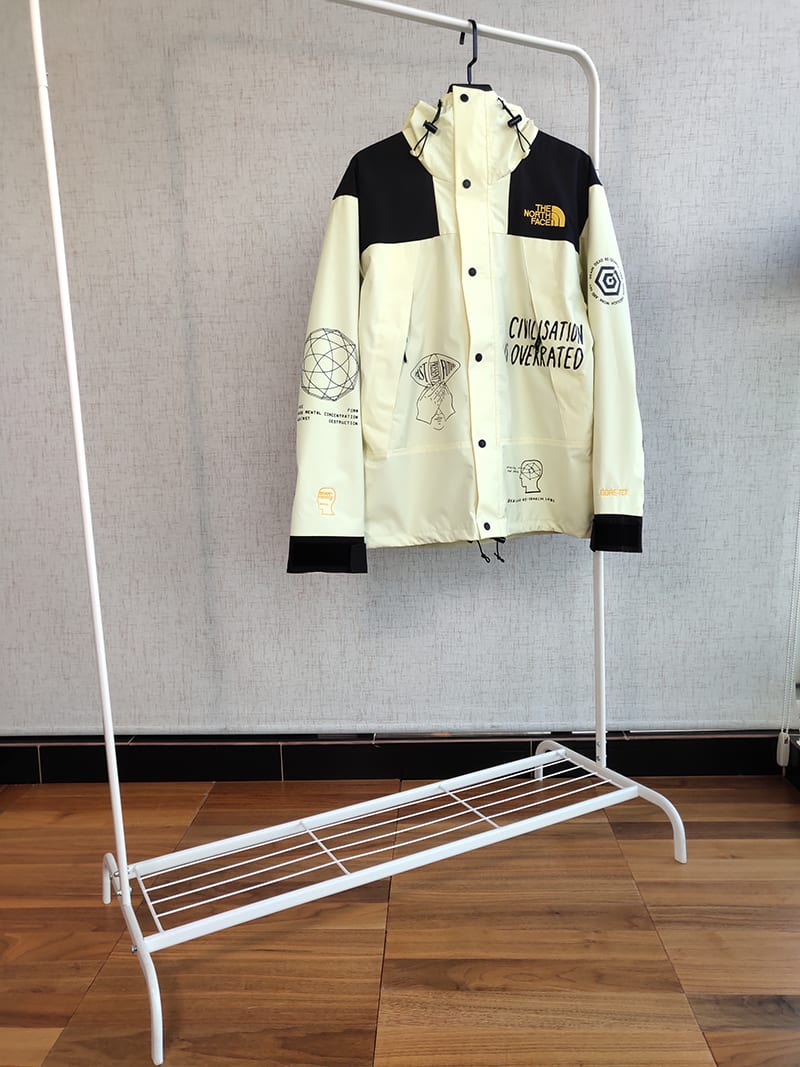 Демисезонная Куртка Supreme x The North Face Work And Art "White" фото № 4