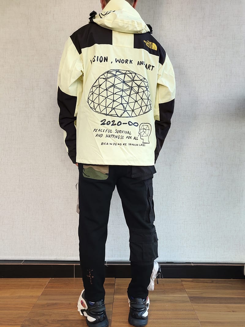 Демисезонная Куртка Supreme x The North Face Work And Art "White" фото № 6