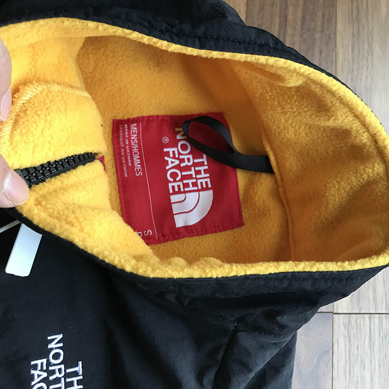 Флисовая Куртка Supreme The North Face Arc Logo Denali Fleece Jacket "Yellow/Black" фото № 4