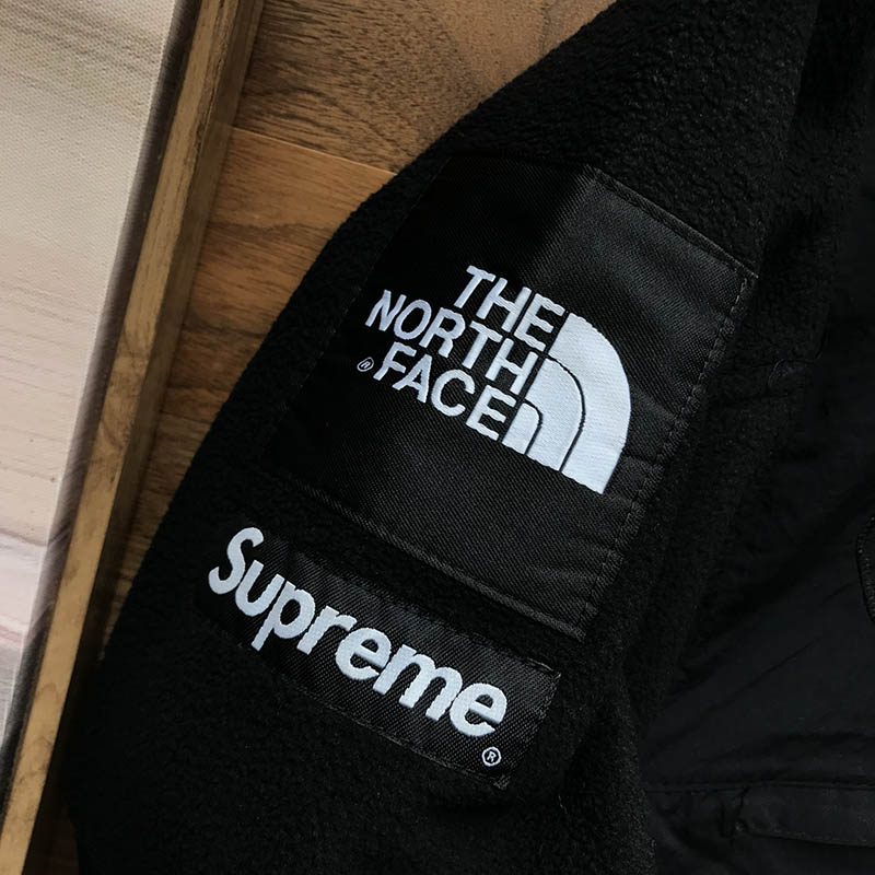 Флисовая Куртка Supreme The North Face Arc Logo Denali Fleece Jacket "Black" фото № 5
