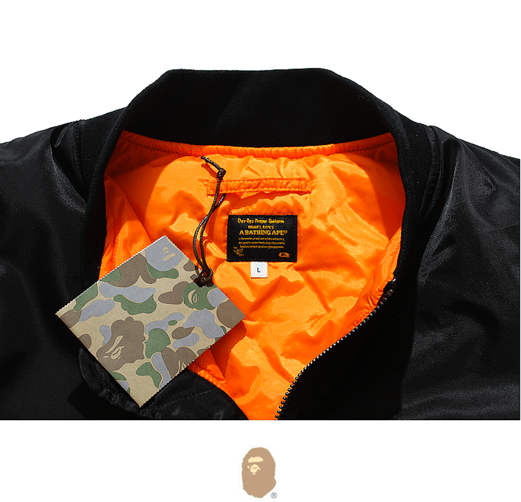 Бомбер Bape "Black/Orange/MGM" фото № 3