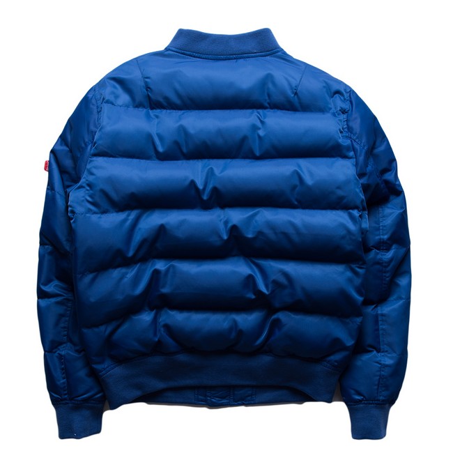 Бомбер-пуховик NoBrand "Blue/blank" фото № 2