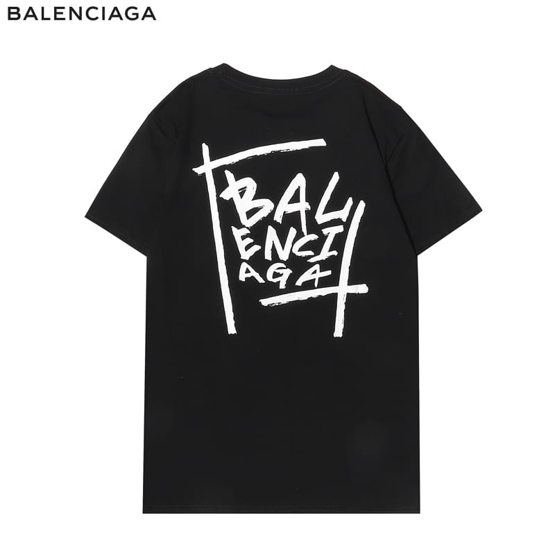Футболка Balenciaga Graffiti "Black" фото № 2
