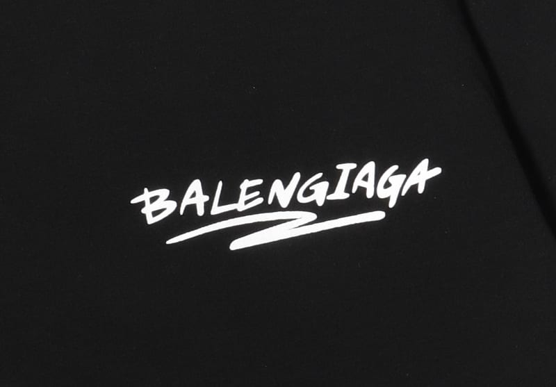 Футболка Balenciaga Graffiti "Black" фото № 3