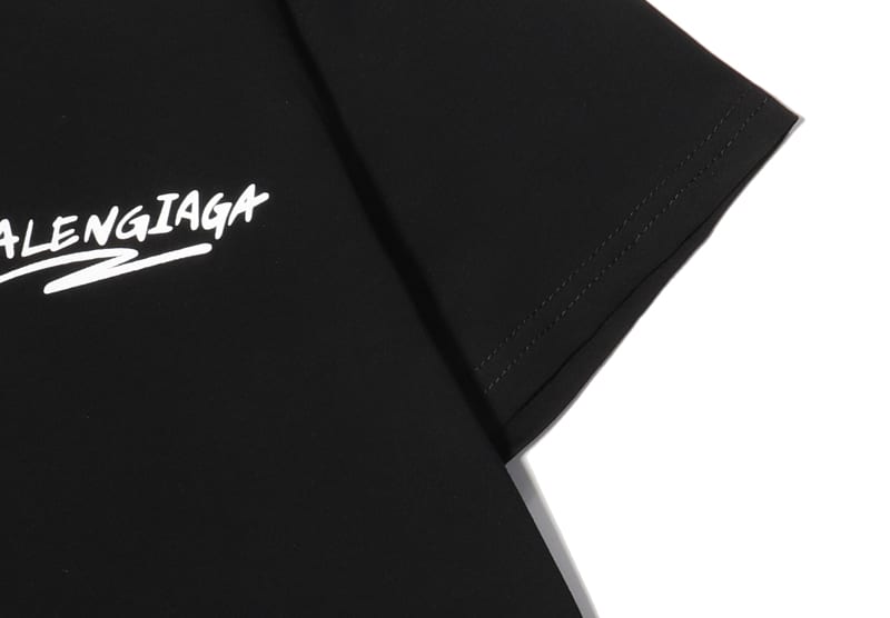 Футболка Balenciaga Graffiti "Black" фото № 4