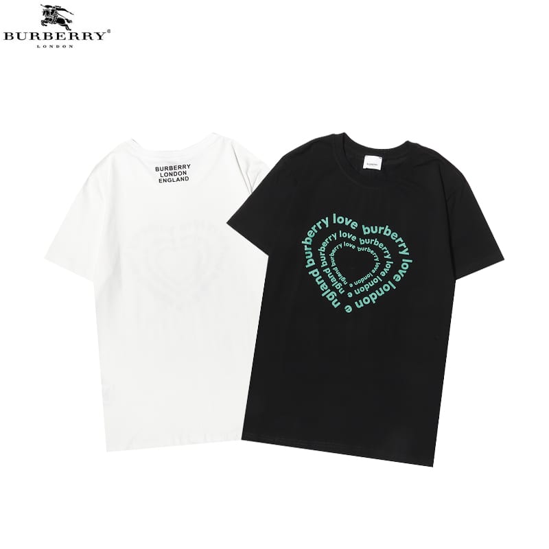 Футболка Burberry Fluorescent Love Logo "White" фото № 4