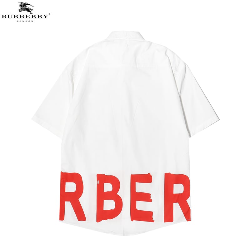 Рубашка Burberry Graffiti Red "White" фото № 2