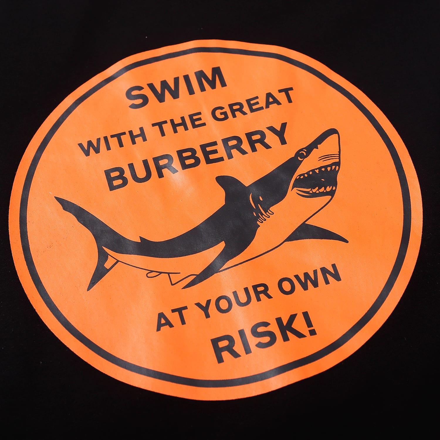 Футболка Burberry Shark Logo "Black" фото № 3