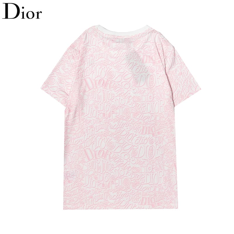 Футболка Dior More Brand "Pink" фото № 2