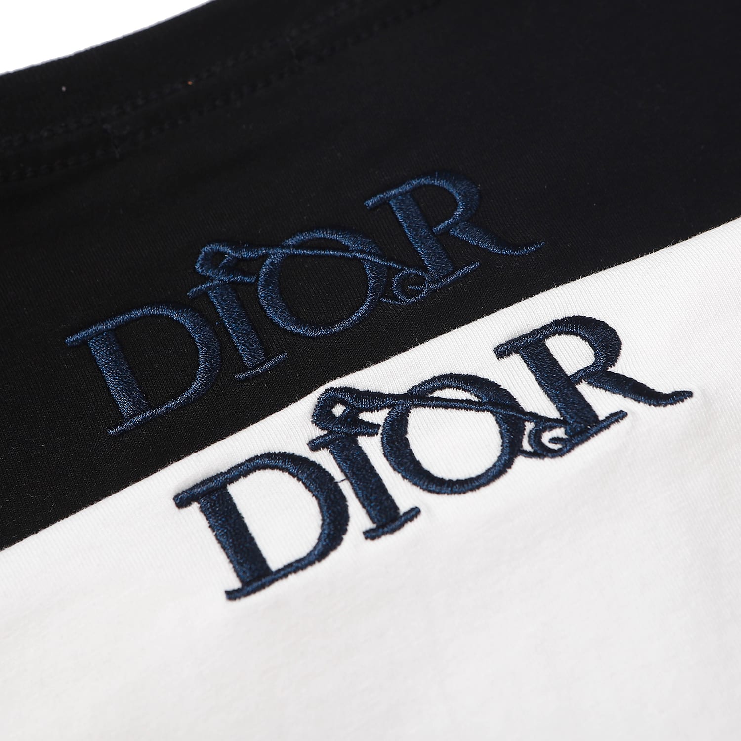 Футболка Dior Logo Embroidery "White" фото № 3