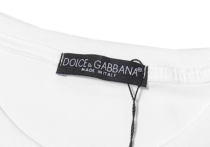 Футболка Dolce Gabanna Big Brand "White" фото № 4
