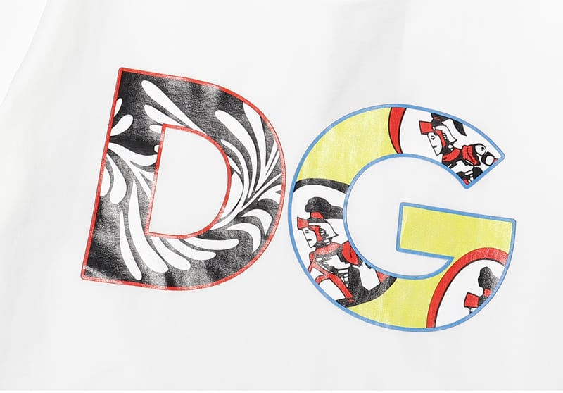 Футболка Dolce Gabanna Big Brand "White" фото № 5