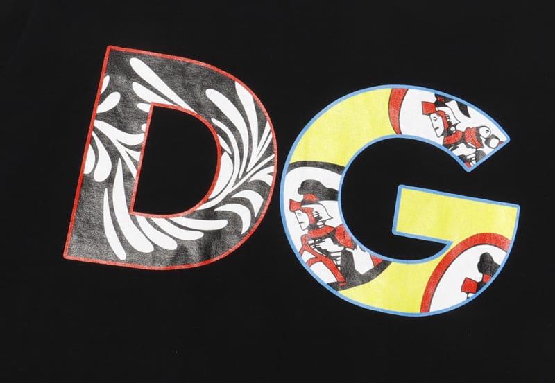 Футболка Dolce Gabanna Big Brand "Black" фото № 3