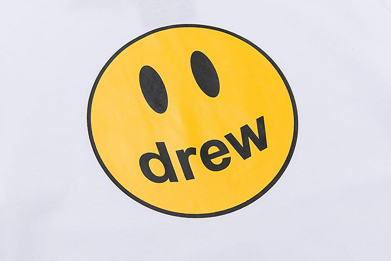 Футболка Drew Smiley "White" фото № 4