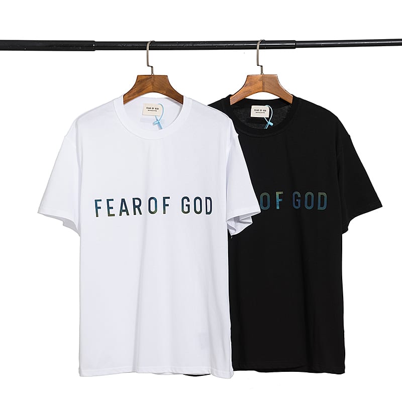 Футболка Fear Of God Big Brand "White" фото № 6