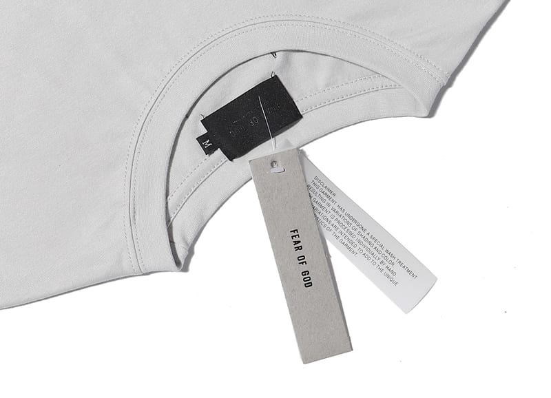 Футболка Fear Of God Baseball Big Print "White" фото № 7