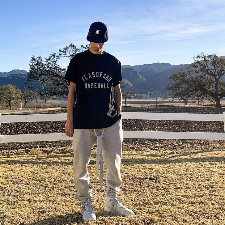 Футболка Fear Of God Baseball Big Print "Black" фото № 5