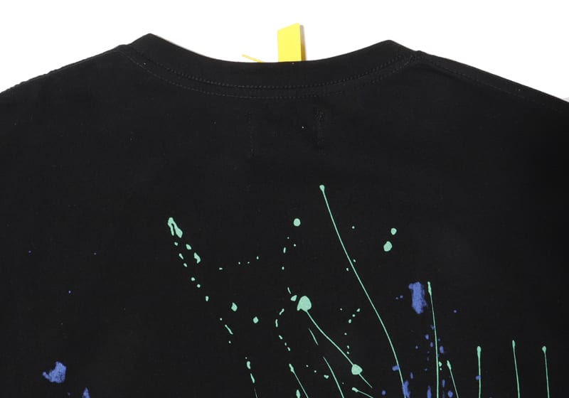 Футболка Fear Of God Paint Splash Ink "Black" фото № 5