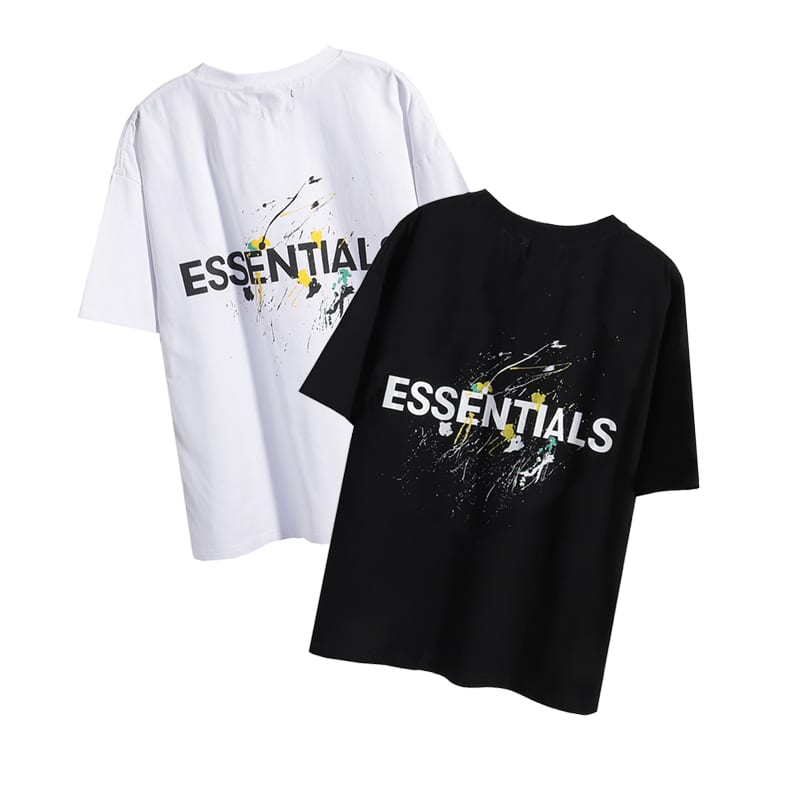 Футболка Fear Of God Graffiti Splash Ink "Black" фото № 5