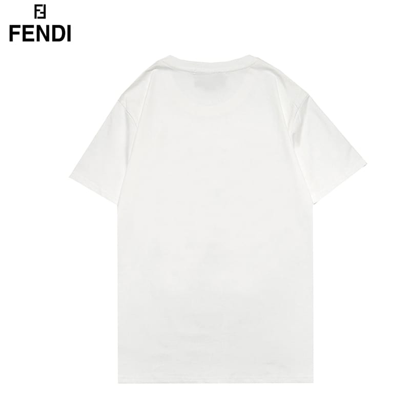 Футболка Fendi Maree Noire "White" фото № 2