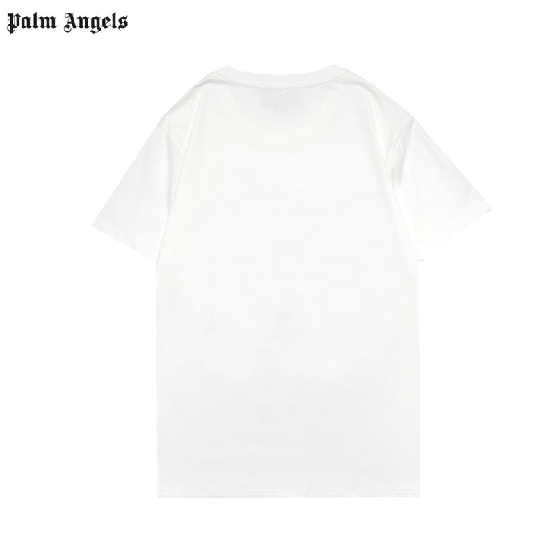 Футболка Palm Angels Floral Brand "White" фото № 2