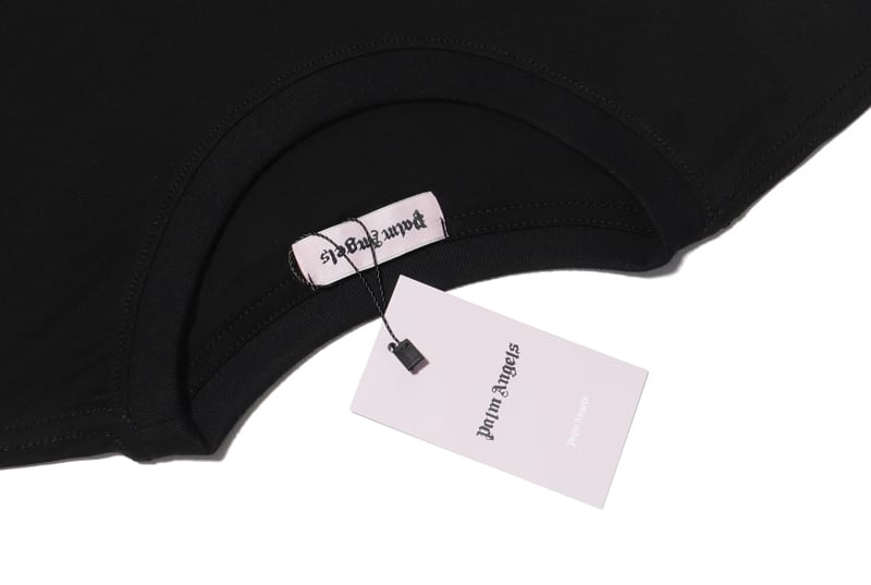 Футболка Palm Angels Floral Brand "Black" фото № 4