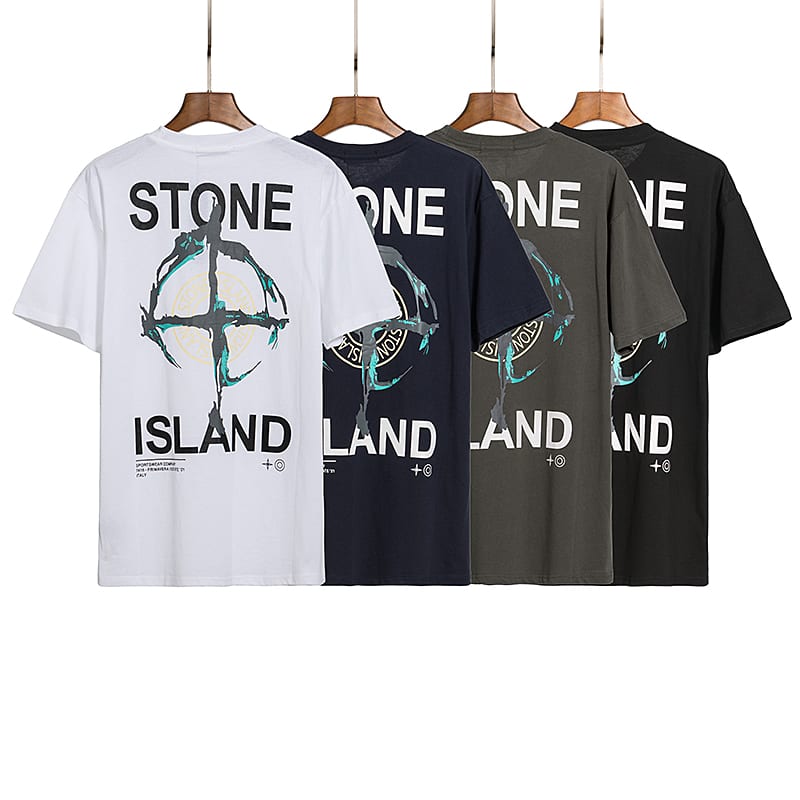 Футболка Stone Island Big Target "White" фото № 3