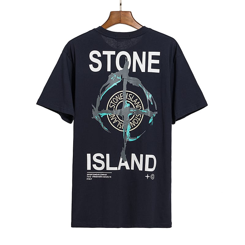 Футболка Stone Island Big Target "Gray" фото № 2