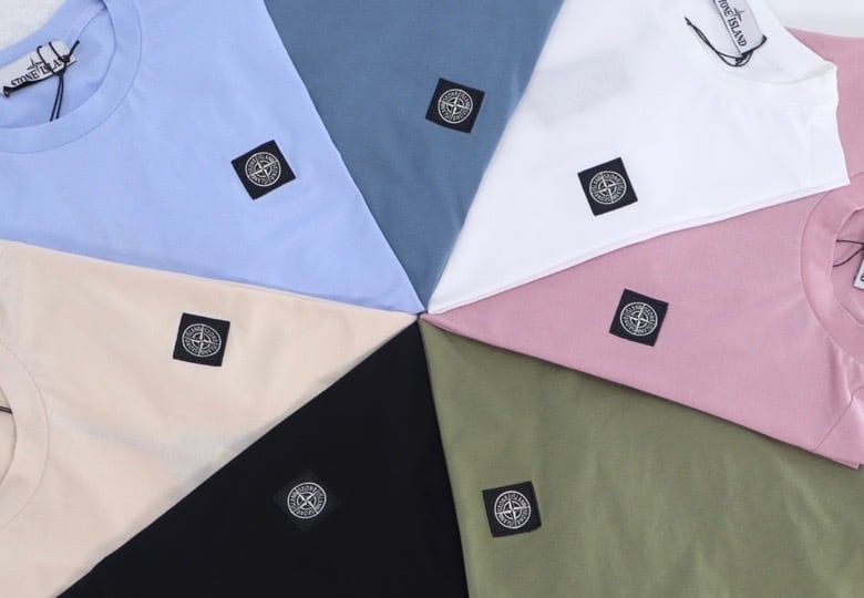 Футболка Stone Island Logo In Rhomb "White" фото № 2