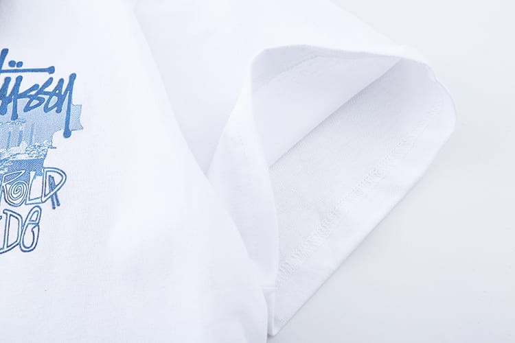 Футболка Stussy World Wide "White" фото № 3