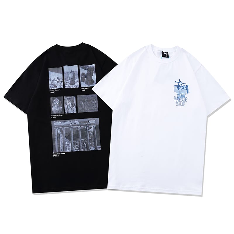 Футболка Stussy World Wide "White" фото № 6