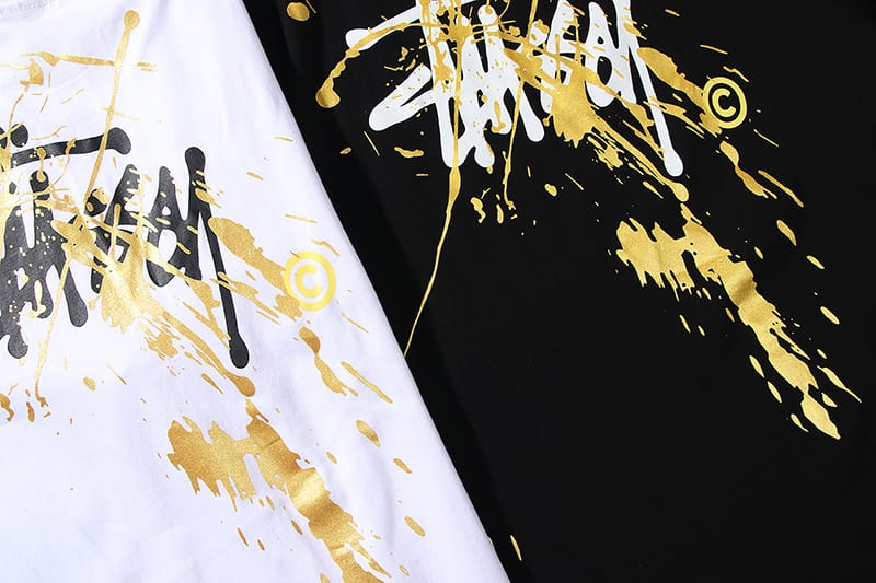 Футболка Stussy Splashing Ink "White" фото № 4