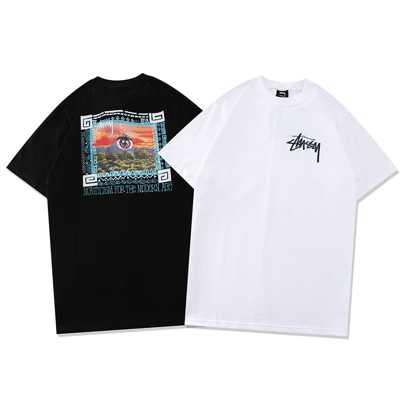 Футболка Stussy Eye Print "White" фото № 3