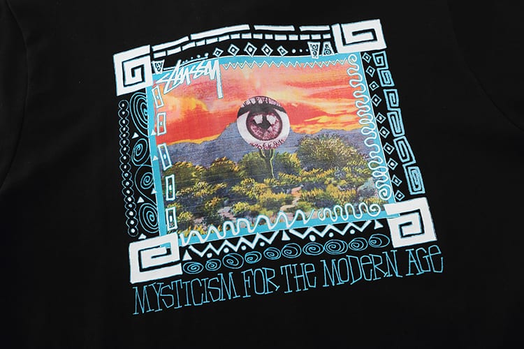 Футболка Stussy Eye Print "Black" фото № 3