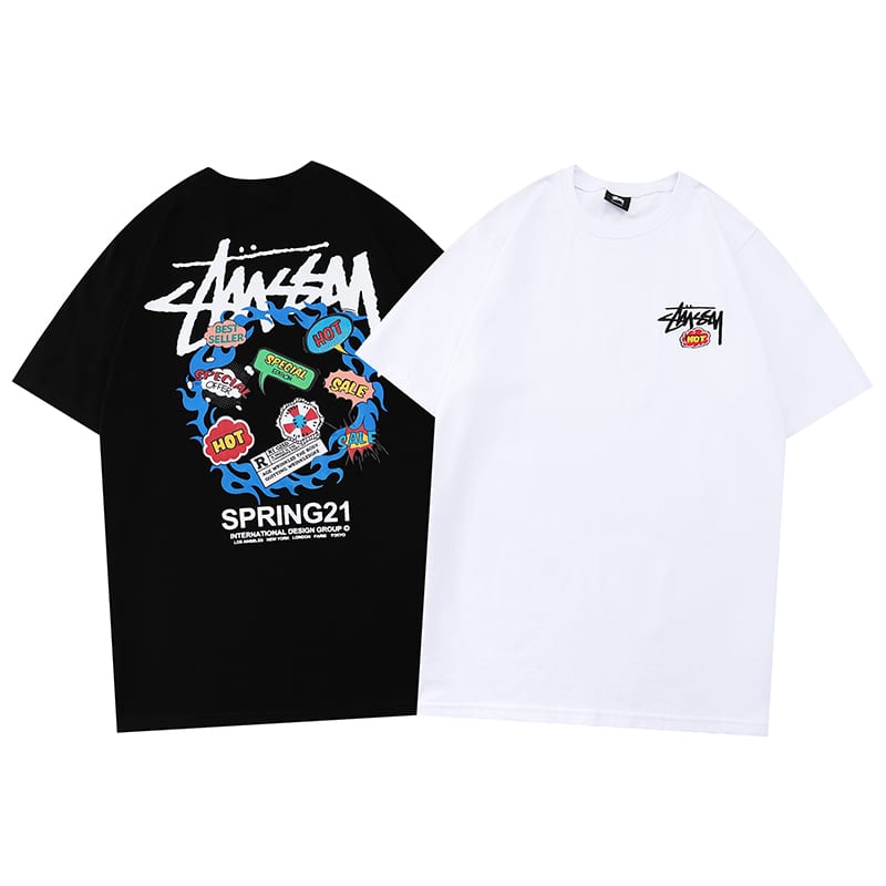 Футболка Stussy Big Logo "White" фото № 6