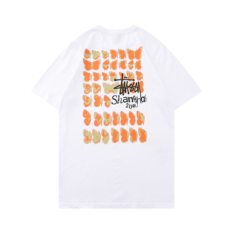 Футболка Stussy Butterfly "White" фото № 2